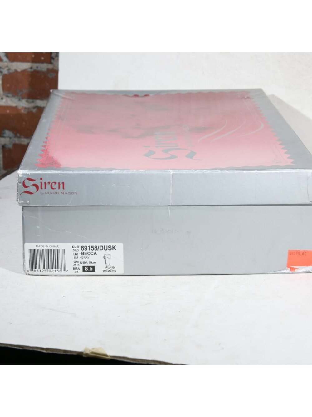 Siren by Mark Nason Becca 69158 Tall Leather Boots Dusk Color Rivets Deadstock W - Picture 8 of 9